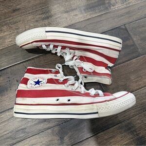 Converse Chuck Taylor All Star USA Flag High Top Sneakers Unisex 6.5/8.5